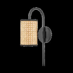 Dolores Wall Sconce, Soft Black