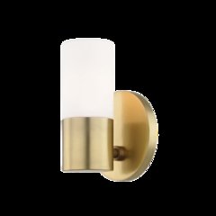 Lola Wall Sconce, Aged Brass