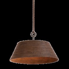Sequoia Pendant, Textured Bronze, Hl