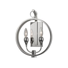 Dresden Wall Sconce, Polished Nickel