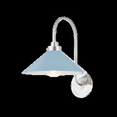 Clivedon Wall Sconce, Polished Nickel