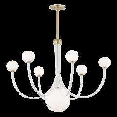 Coco Chandelier, Aged Brass