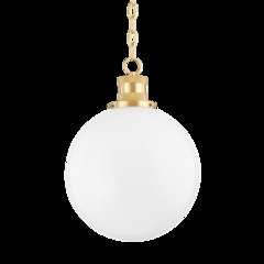 Beverly Pendant, Aged Brass