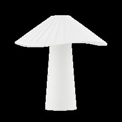 Chanterelle Table Lamp, Patina Brass
