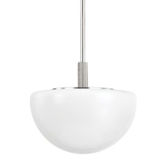 Lethbridge Pendant, Polished Nickel