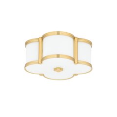 Chandler Flush Mount, Aged Brass