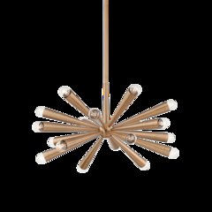 Keanu Chandelier, Patina Brass