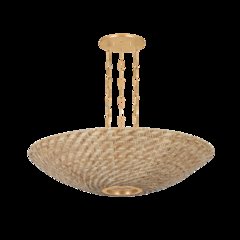 Ollie Chandelier, Vintage Gold Leaf