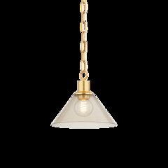 Anniebee Pendant, Aged Brass