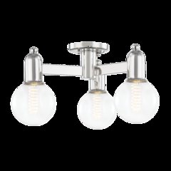 Bryce Semi Flush, Polished Nickel