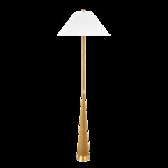 Indie Floor Lamp, Aged Brass