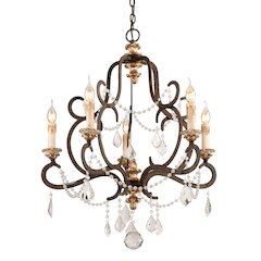 Bordeaux Chandelier, Parisian Bronze
