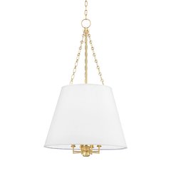 Burdett Pendant In Aged Brass Color