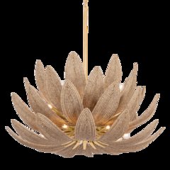 Varanasi Chandelier, Vintage Gold Leaf