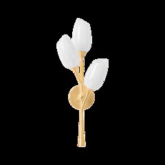 Aldean Wall Sconce, Vintage Gold Leaf