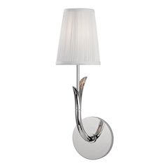 Deering Wall Sconce, Polished Nickel