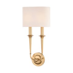 Lourdes Wall Sconce, Aged Brass