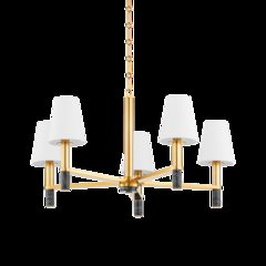 Montreal Chandelier, Aged Brass