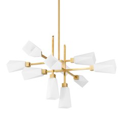 Artemis Chandelier, Vintage Brass