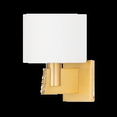 Brampton Wall Sconce, Aged Brass