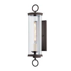 Aiden Exterior Wall Sconce, Textured Bronze
