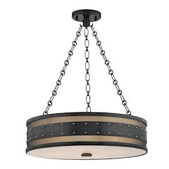 Gaines Chandelier, Aged Brass, Old Bronze