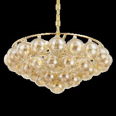 Mimi Chandelier, Aged Brass