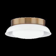 Arnie Flush Mount, Patina Brass