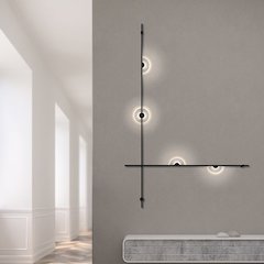 Suspenders Wall Sconce, Satin Black