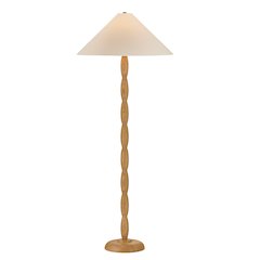 Parrish Floor Lamp, Patina Brass