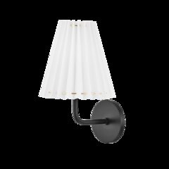 Demi Wall Sconce, Soft Black