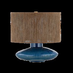 Enya Table Lamp, Aged Brass