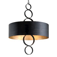 Rivington Chandelier, Charred Copper
