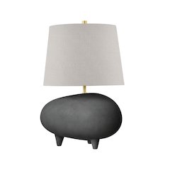 Tiptoe Table Lamp, Aged Brass