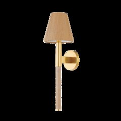 Lindenwood Wall Sconce, Aged Brass
