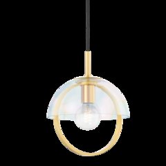 Meriah Pendant, Aged Brass