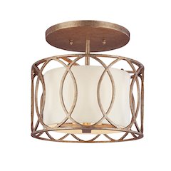 Sausalito Flush Mount, Silver Gold