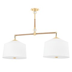 White Plains Linear, Aged Brass