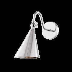 Lupe Wall Sconce, Polished Nickel