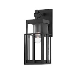 Longport Exterior Wall Sconce, Texture Black