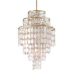 Dolce Chandelier, Champagne Leaf