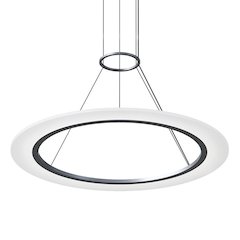 Arctic Rings Pendant, Bright Satin Aluminum