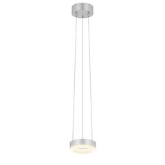 Corona Pendant, Bright Satin Aluminum