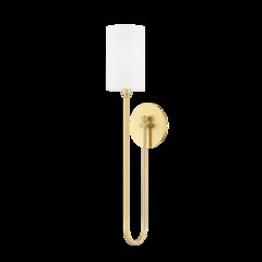 Harlem Wall Sconce, Aged Brass