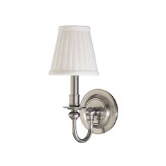 Beekman Wall Sconce, Satin Nickel