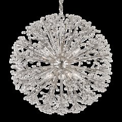 Dunkirk Chandelier, Polished Nickel