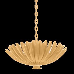 Whitfield Chandelier, Vintage Gold Leaf