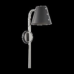 Meta Plug-In Sconce, Polished Nickel