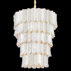 Cartagena Chandelier, Vintage Gold Leaf