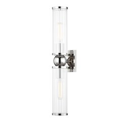 Malone Wall Sconce, Polished Nickel